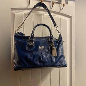 Coach Madison Patent Leather Sabrina Large Satchel